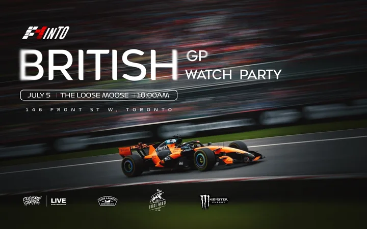 F1inTO 英国大奖赛观赛派对：多伦多最大的 F1 派对