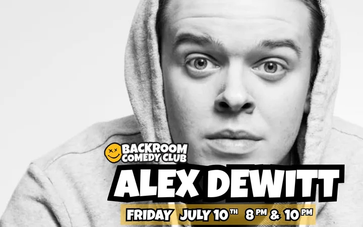 ALEX DEWITT @ Backroom Comedy Club | One Night Only!