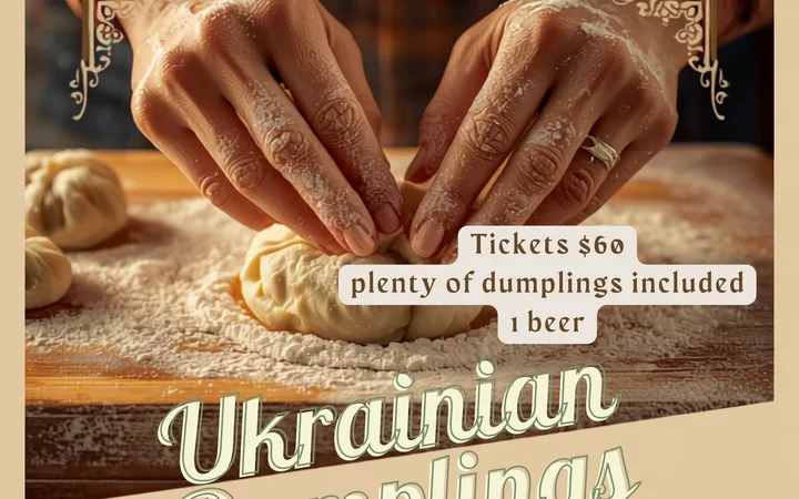Ukrainian Dumplings Cooking Class
