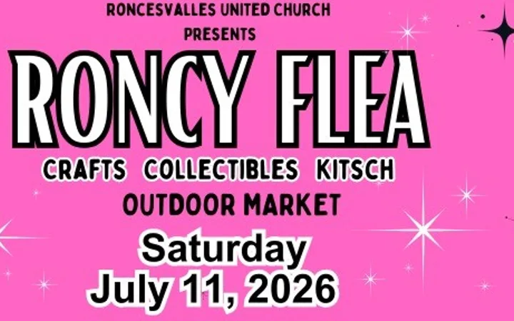 Roncy Flea-August Edition