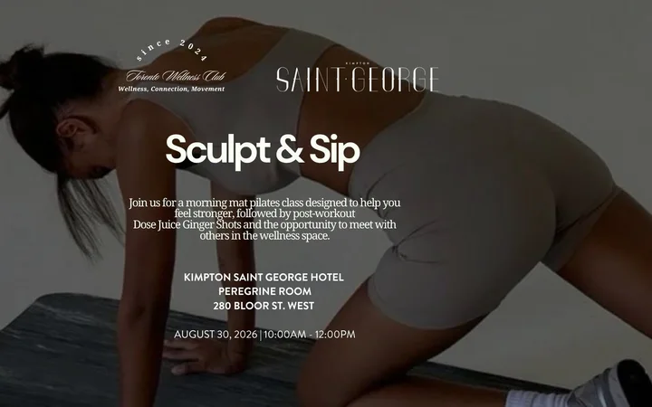 Toronto Wellness Club x Kimpton Saint George Hotel Workout
