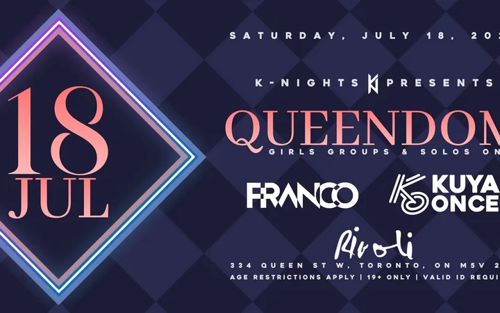 07.18 – K-Nights presents QUEENDOM – Girl Groups & Solo Songs Onl