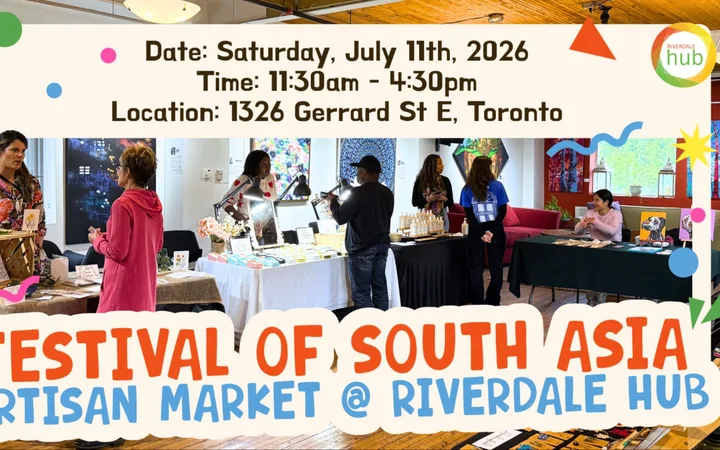 "Festival of South Asia" Artisan Market @ Riverdale Hub