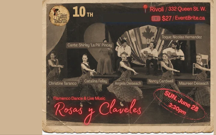 Rosas y Claveles – June Tablao 2026/Flamenco Dance and Live Music