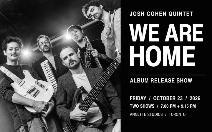 Josh Cohen Quintet — We Are Home Album Release Show