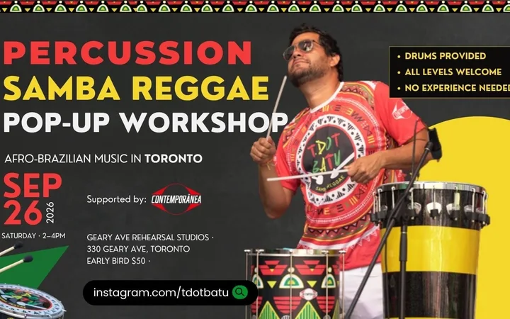 Percussion Workshop – Samba Reggae – Brazilian Rhythms