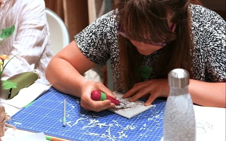DIY Carved Sketchbook Stamps