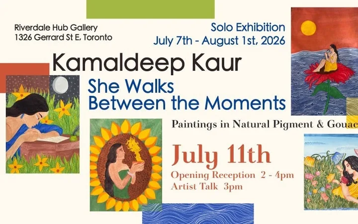 Exhibition "She Walks Between the Moments" by Kamaldeep Kaur