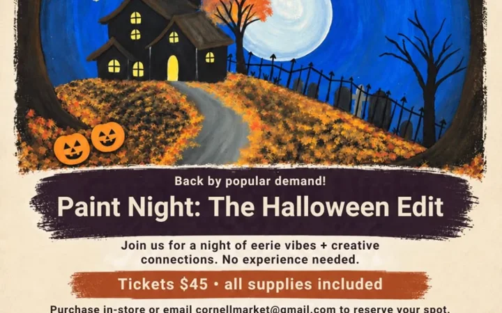 Paint Night: The Halloween Edit at Cornell Market