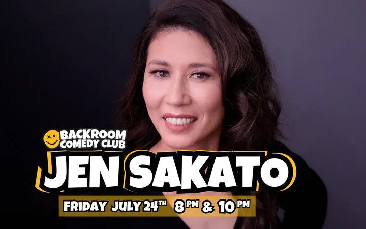 JEN SAKATO @ Backroom Comedy Club | One Night Only!