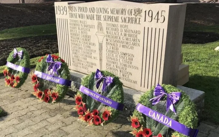 Remembrance Day on Main