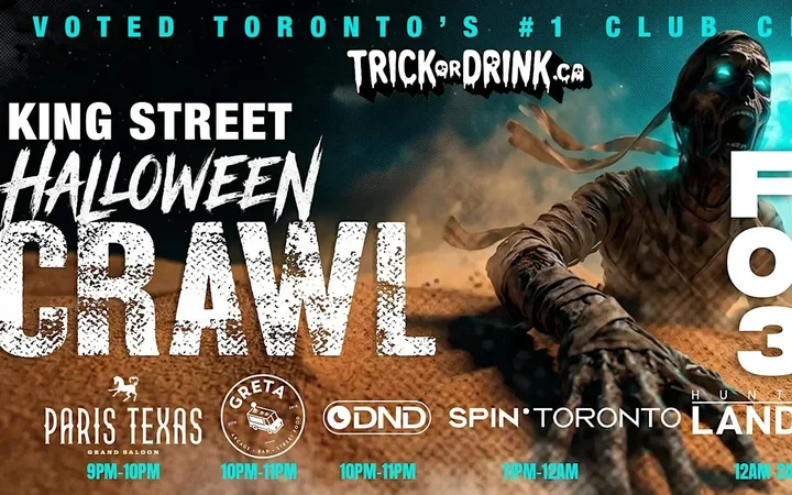 King Street Club Crawl | Toronto Halloween Party 2026 | Fri
