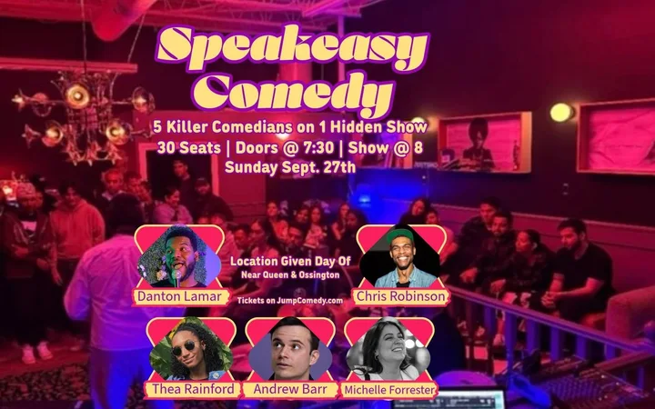 A Hidden Speakeasy Comedy Show